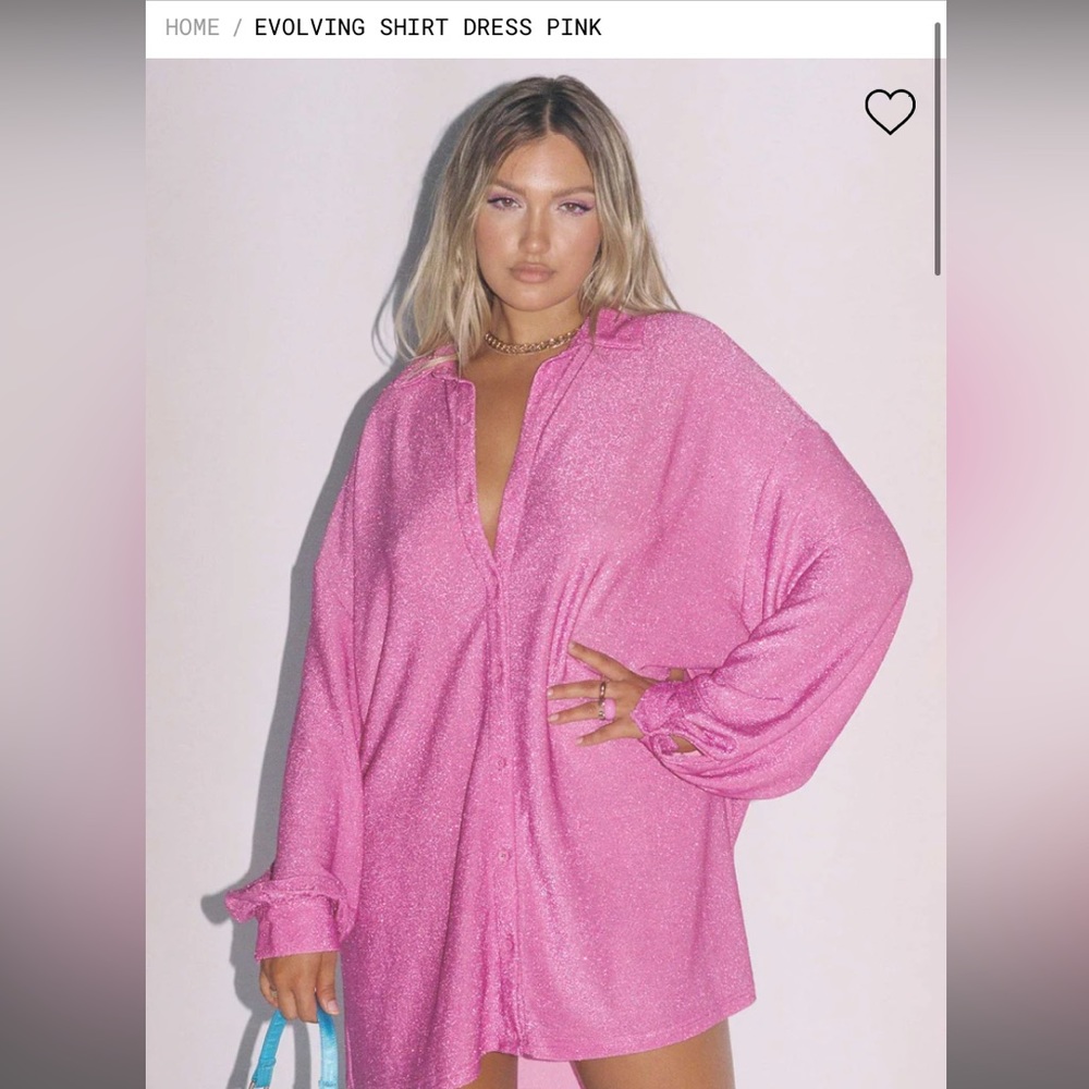 Pink Evolving Shirt Dress from Princess Polly